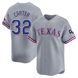 Men's Texas Rangers Evan Carter Limited Gray Away Jersey