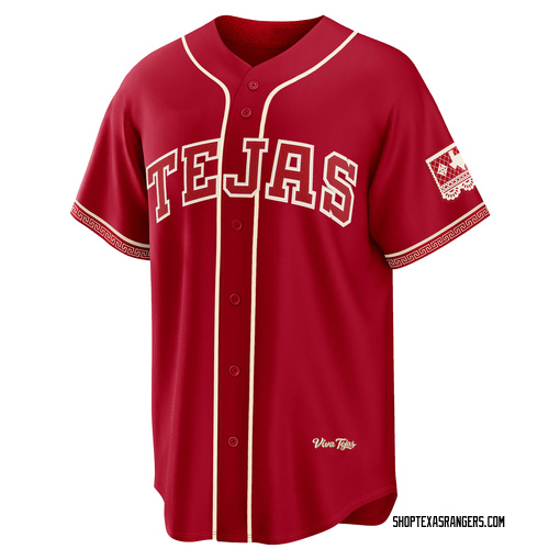 Men's Texas Rangers Jack Leiter Limited Red 2026 City Connect Stadium ...
