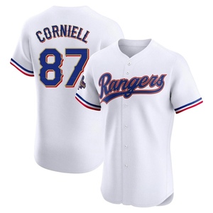 Men's Texas Rangers Jose Corniell Elite Gold White 2024 Collection Jersey