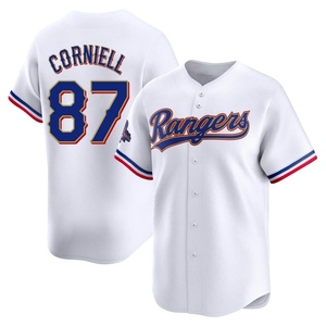 Men's Texas Rangers Jose Corniell Limited Gold White 2024 Collection Jersey