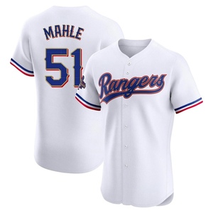 Men's Texas Rangers Tyler Mahle Elite Gold White 2024 Collection Jersey