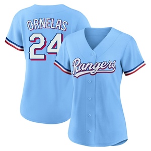 Women's Texas Rangers Jonathan Ornelas Replica Light Blue Alternate Jersey