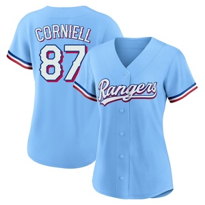 Women's Texas Rangers Jose Corniell Replica Light Blue Alternate Jersey