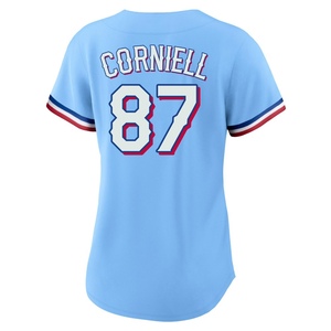 Women's Texas Rangers Jose Corniell Replica Light Blue Alternate Jersey