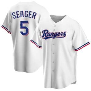 Youth Texas Rangers Corey Seager Replica White Home Jersey